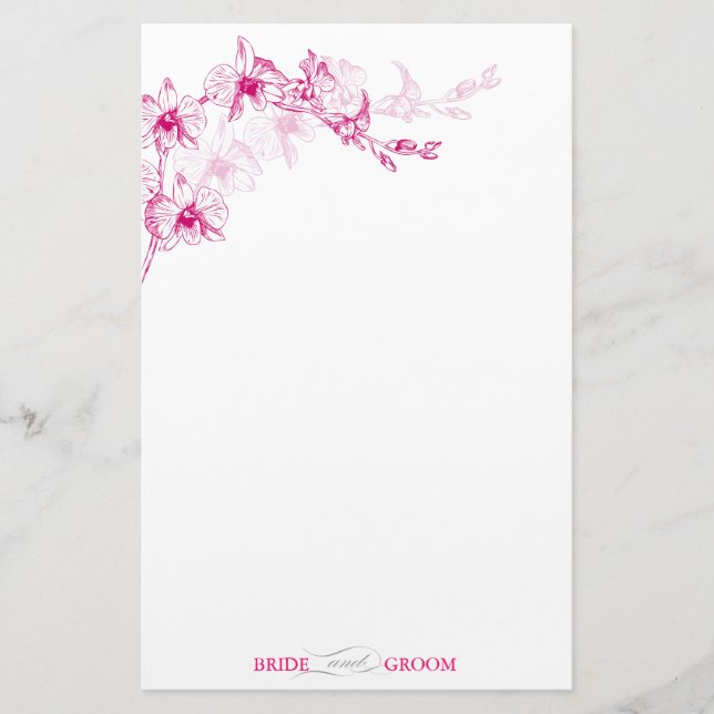Orchid Stationery Brevpapper (Framsida)