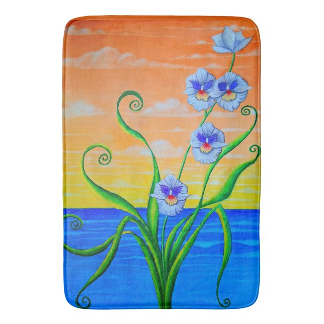 Orchid Sunset Badrumsmatta (Framsidan (Vertikal))