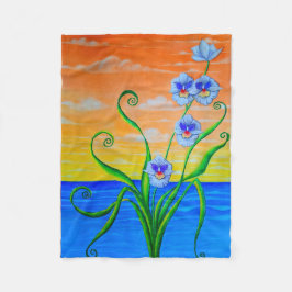 Orchid Sunset Fleecefilt