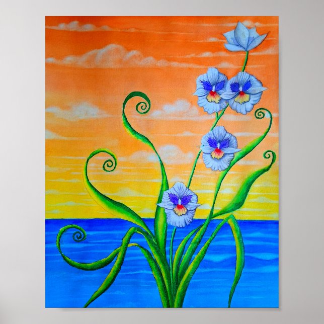 Orchid Sunset Poster (Framsidan)