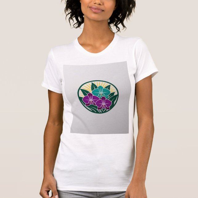 Orchid T-Shirt for Women - Soft Beauty, Bold Spiri (Framsida)