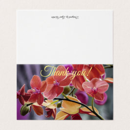 Orchid - tackkort kort
