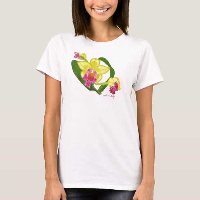 Orchid Tee-skjorta T-shirt (Framsida)