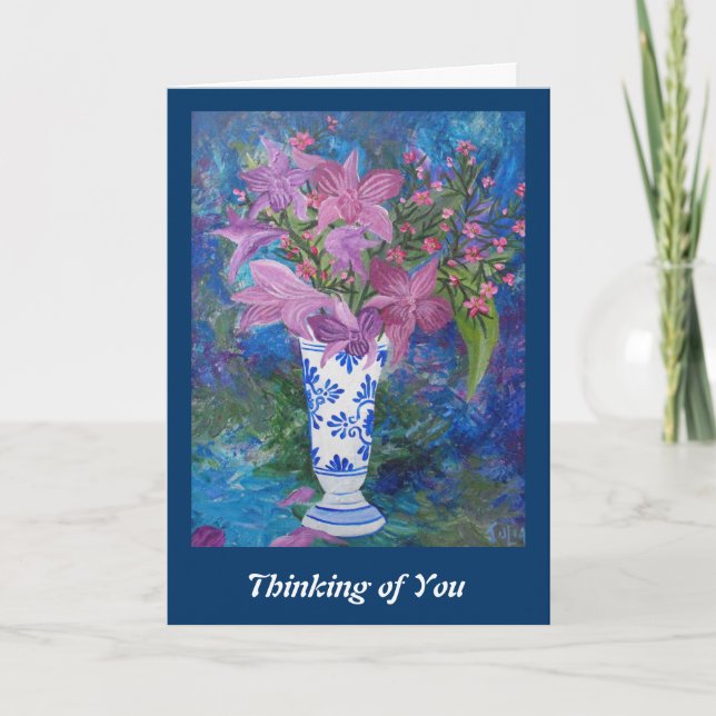 Orchid Thinking Card Kort (Framsida)