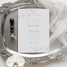Orchid Timless Faux Ivory Classic Formal Bröllop