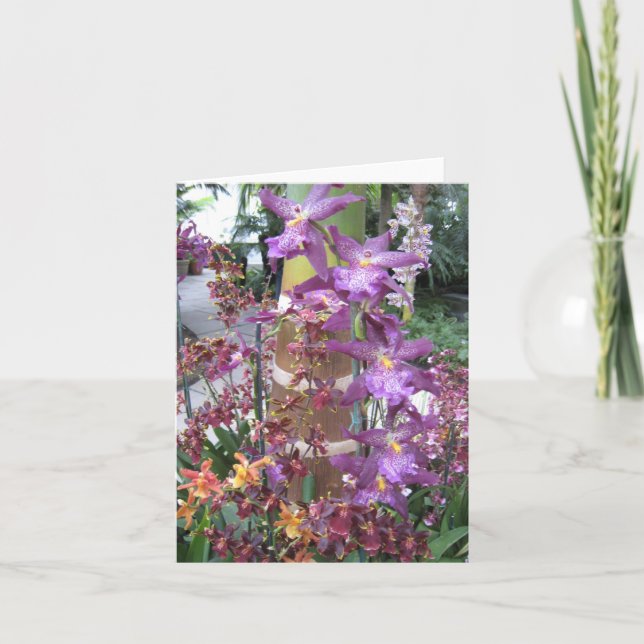 Orchid Väg-anteckningskort Kort (Framsida)