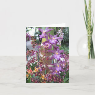 Orchid Väg-anteckningskort Kort