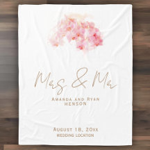 Orchid Watercolor Mrs. & BLOMMIGT BRÖLLOP