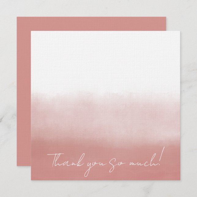 Orchid Watercolor Tack Kort (Fram/baksida)