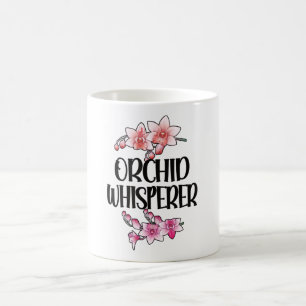 Orchid Whisperer Orchid Plant Grower Orchid Älskar Kaffemugg
