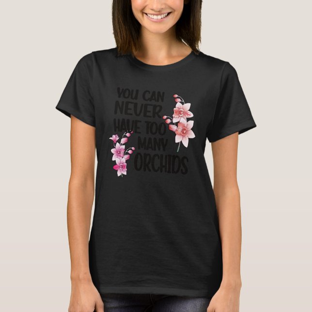 Orchid Whisperer Orchid Plant Grower Orchid Älskar T Shirt (Framsida)