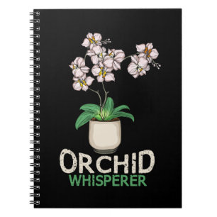 Orchid Whisperer Plant Älskare Women Florist Orchi Anteckningsbok