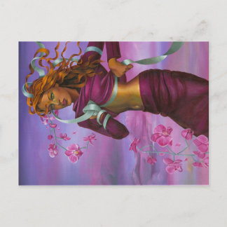 Orchid Woman Vykort