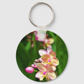 Orchidaceae Keychain Nyckelring
