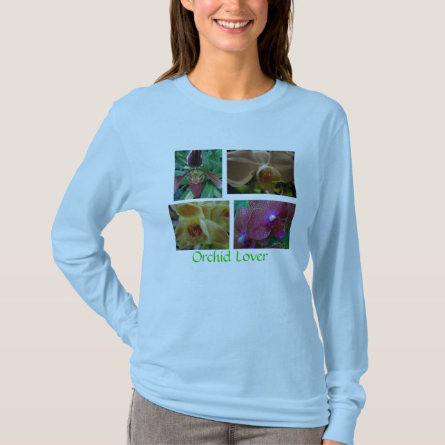 Orchidälskare T Shirt (Framsida)