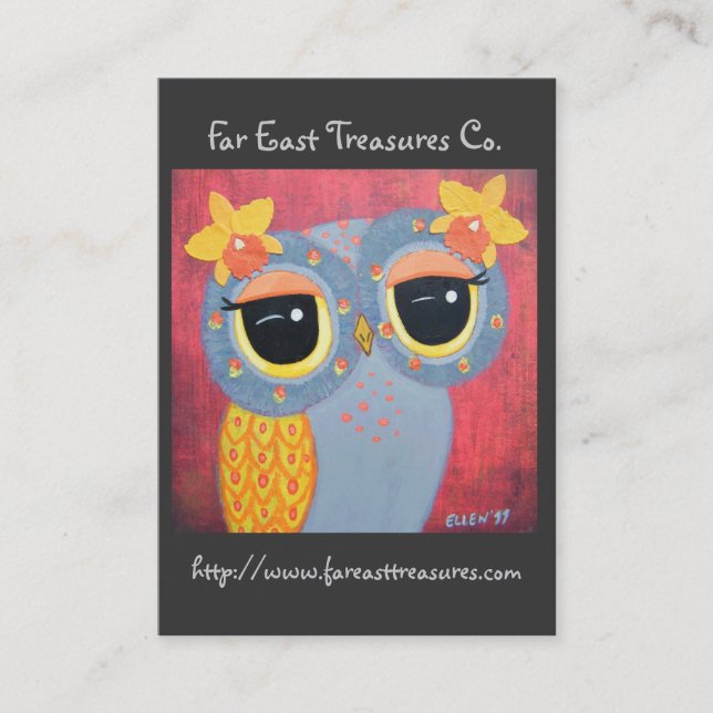 Orchidbellen Visitkort (Framsida)