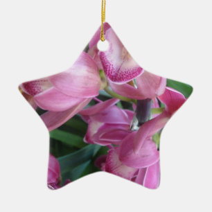 Orchidblomma Julgransprydnad Keramik