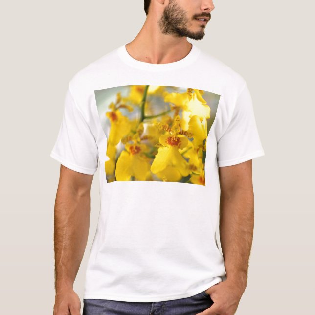 Orchidblomma Tee Shirt (Framsida)