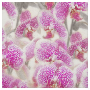 Orchidblommor Tyg