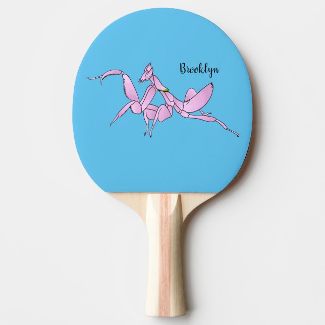Orchidé mantis serieillustration  pingisracket (Framsidan)