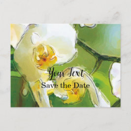 Orchidee weiß - Aquarell-Design | Vykort