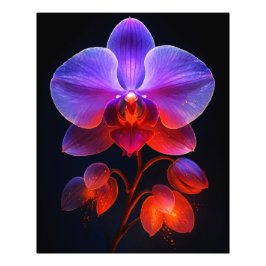 Orchideen Blüte im Strahlendem Licht Fototryck