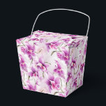 Orchidéer Party Förpackning Presentaskar<br><div class="desc">Favoritlåda för fest visas med en vacker lila orchidé blomstertryck. 
Anpassa denna vara eller köp som den är.
Tips: Lägg bara till dina fantastiska godsaker och lägg till lite festlig band.



Bilder med licens</div>