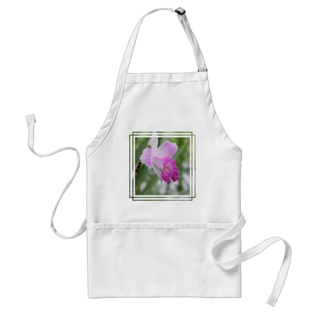 Orchiden skrivar förklädet förkläde (Framsidan)