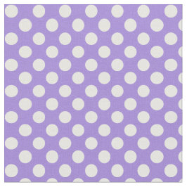 Orchidlilor med vitPolka pricker tyg