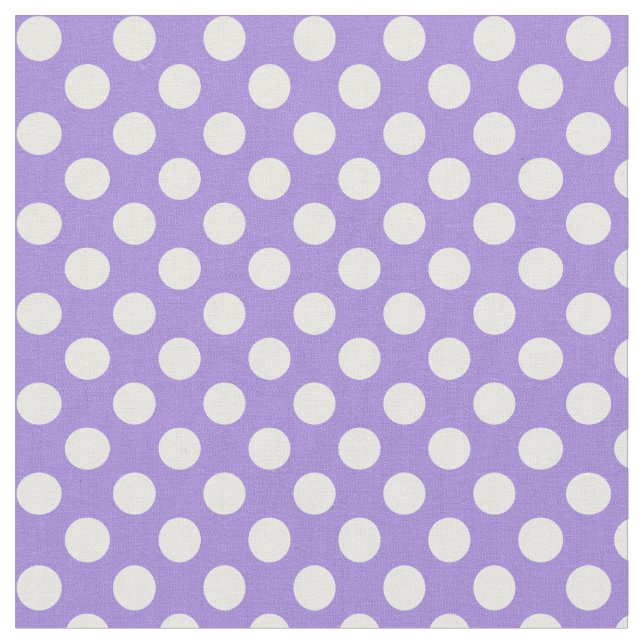 Orchidlilor med vitPolka pricker tyg (Närbild)