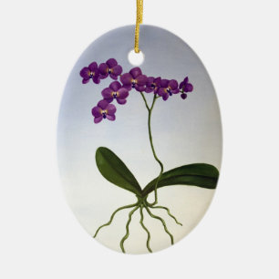 Orchidprydnad Julgransprydnad Keramik