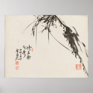 Orchids av koreansk konstnär Kim Eung-won Poster