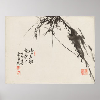 Orchids av koreansk konstnär Kim Eung-won Poster