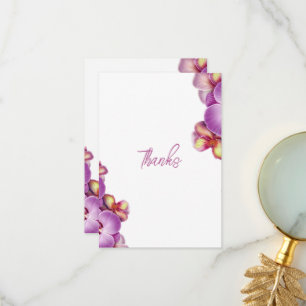 Orchids Bröllop Tack Kort