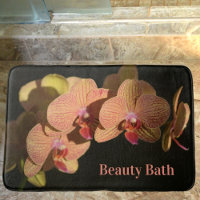 Orchids Coral Rosa Photographic Blommigt Black
