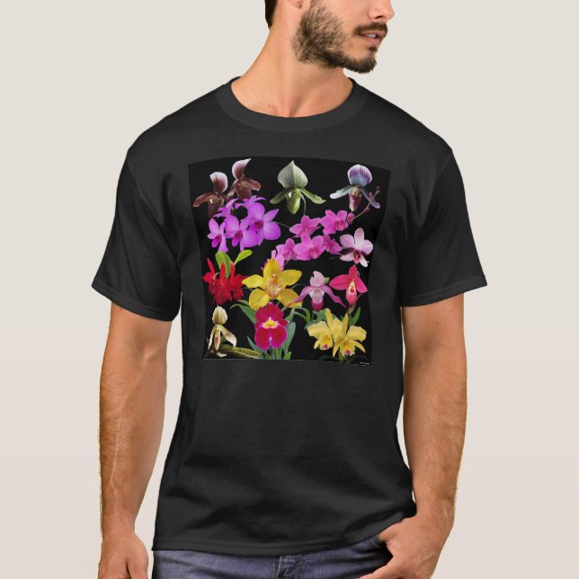Orchids galore t shirt (Framsida)