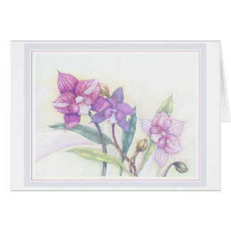 Orchids Hälsningskort