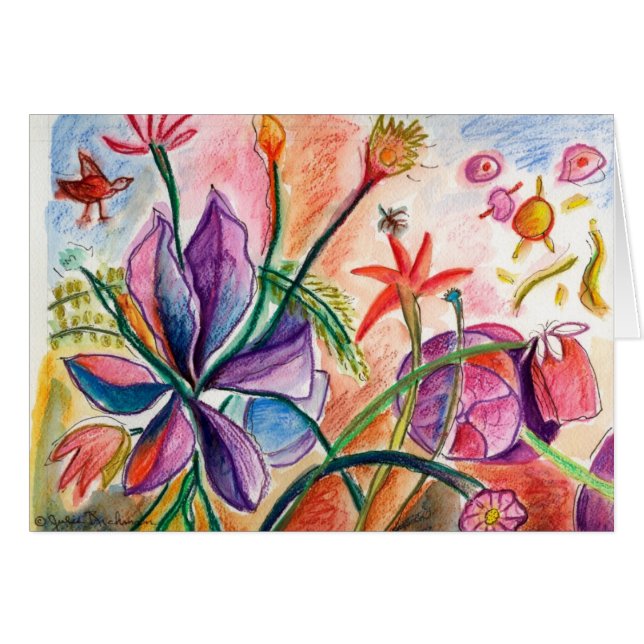Orchids Hälsningskort (Framsidan Horizontal)