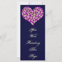Orchids Heart Bookmark-mall