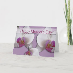 Orchids Mors dag Card Kort