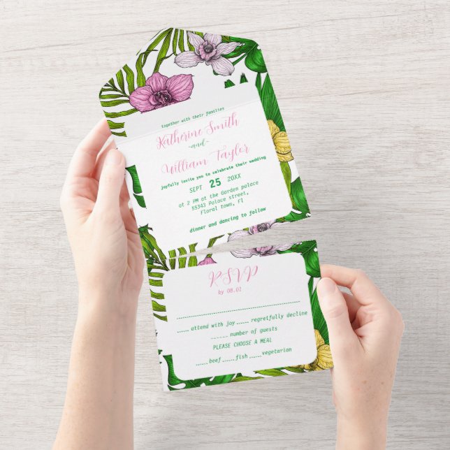Orchids och handflatan löv (Tearaway)