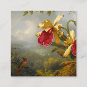 Orchids och Hummingbird Heade Tilläggskort