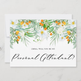 Orchids och Kumquats är min personliga assistent Inbjudningar