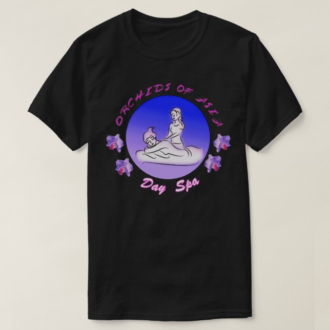 Orchids of Asia Day Spa Classic T Shirt (Design framsida)