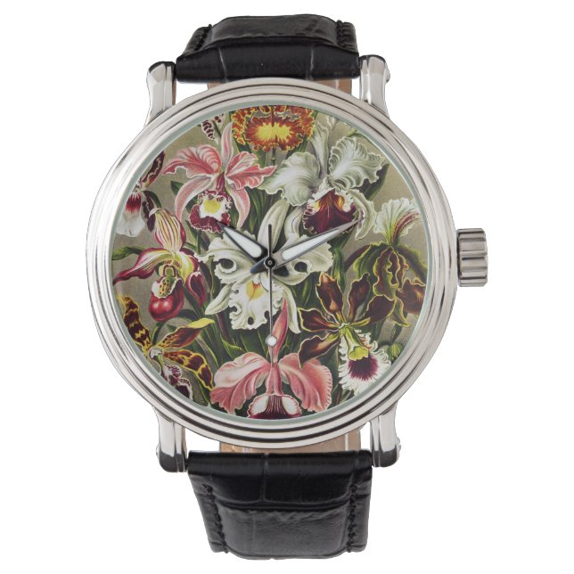 Orchids, Orchideae Denusblumen Ernst Haeckel Armbandsur (Framsida)