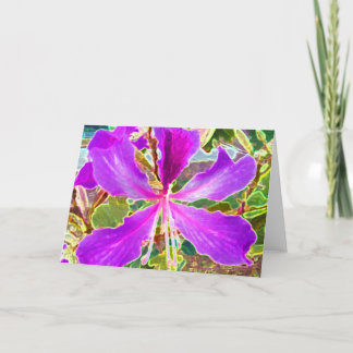 Orchidträd Helgkort