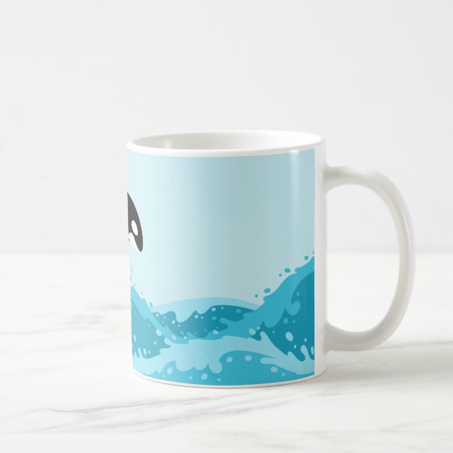 Orcinus Orca Kaffemugg (Höger)