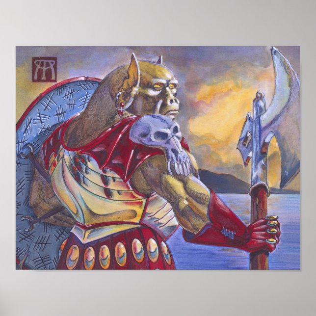 Orcish Veteran Poster (Framsidan)