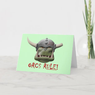 Orcs härskar! kort