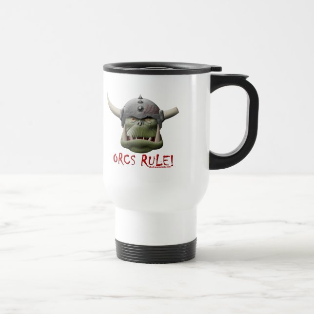 Orcs härskar! resemugg (Höger)
